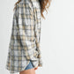 Aemi + Co - Laura Plaid Washed Flannel Button Up Shirt