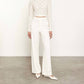 Enza Costa - PUCKERED LACE LONG SLEEVES CROPPED MOCKNECK