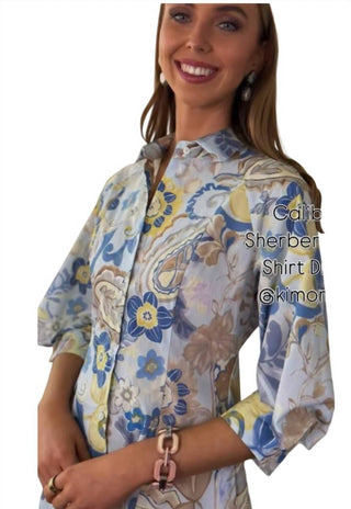 Caliban - Floral Shirt Dress