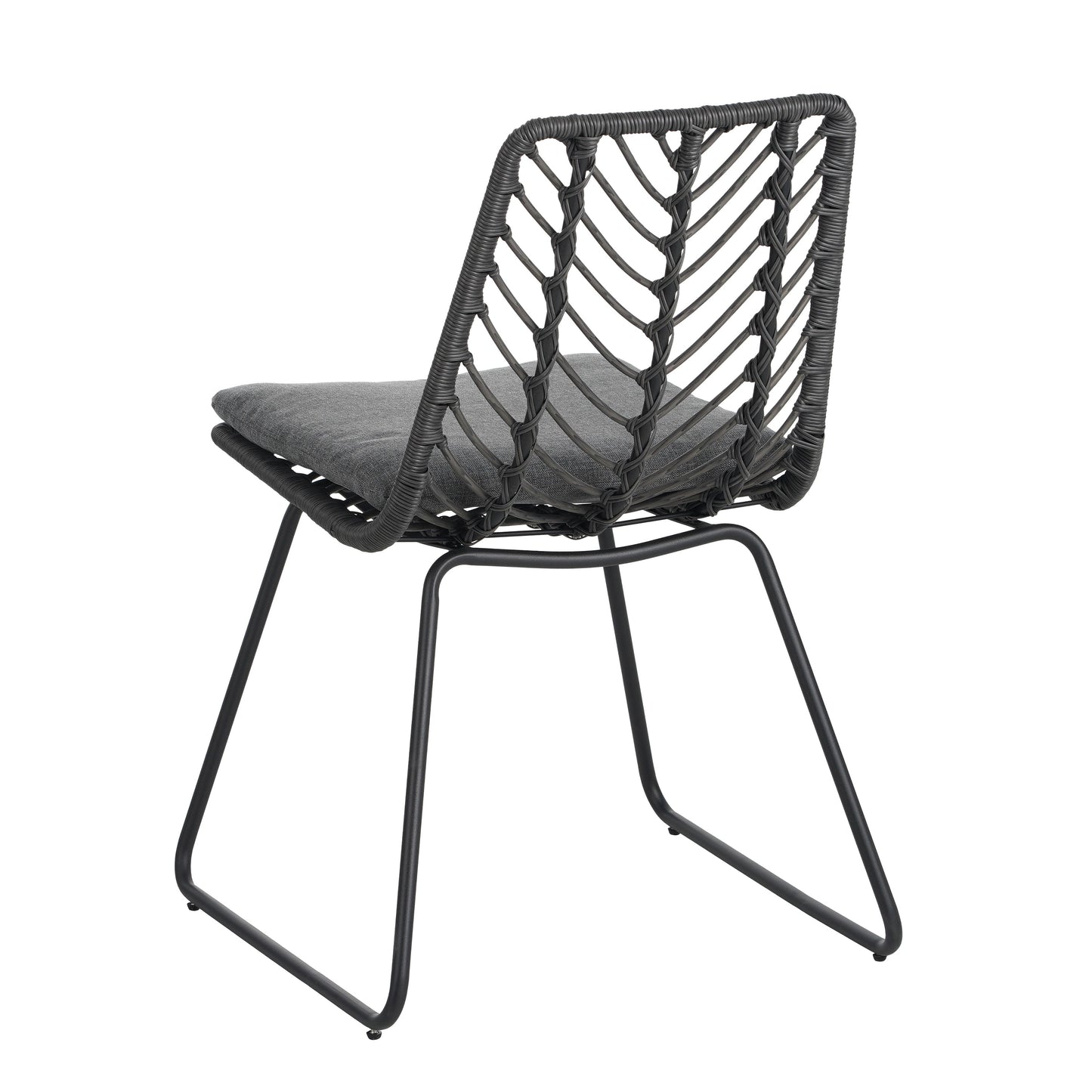 9 PCS Outdoor Wicker Dining Set - Modern Rattan Table and Chairs