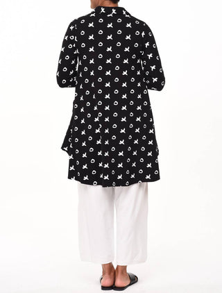 Tulip Clothing - Lauryn Button Down Tunic Shirt