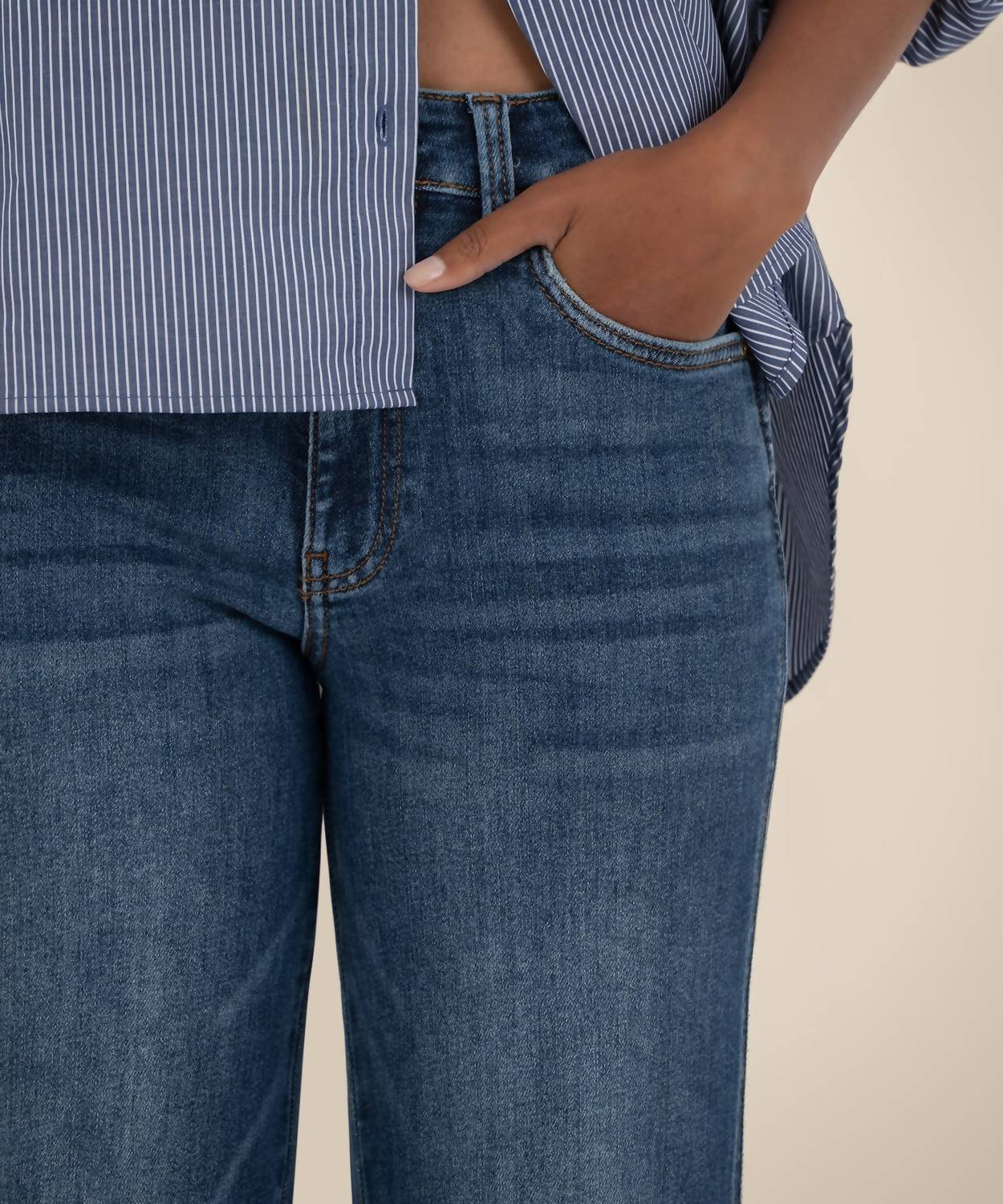 Kut From The Kloth - Pattie High Rise Straight Leg Jean