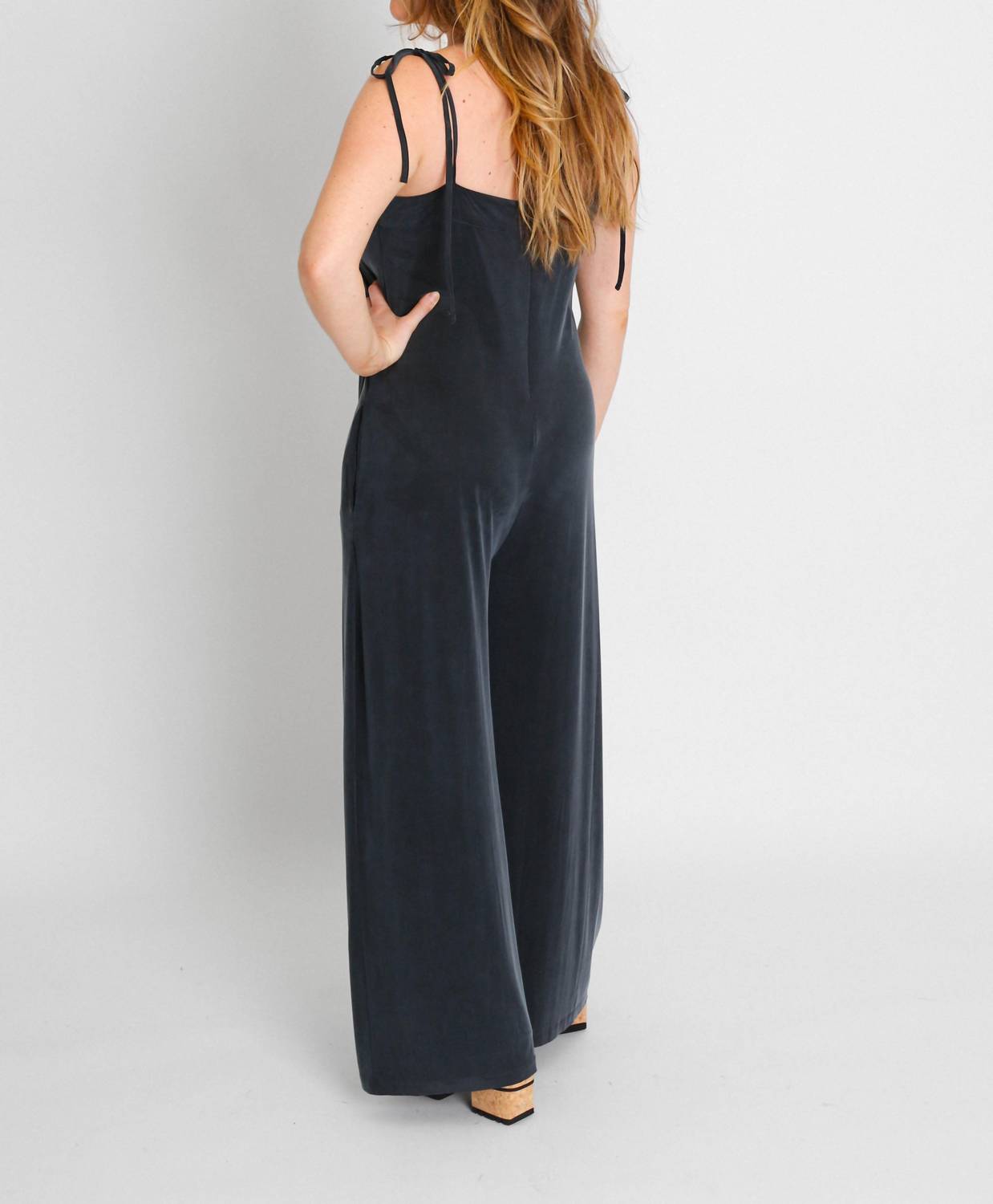 Cossac - Strappy Jumpsuit Slate