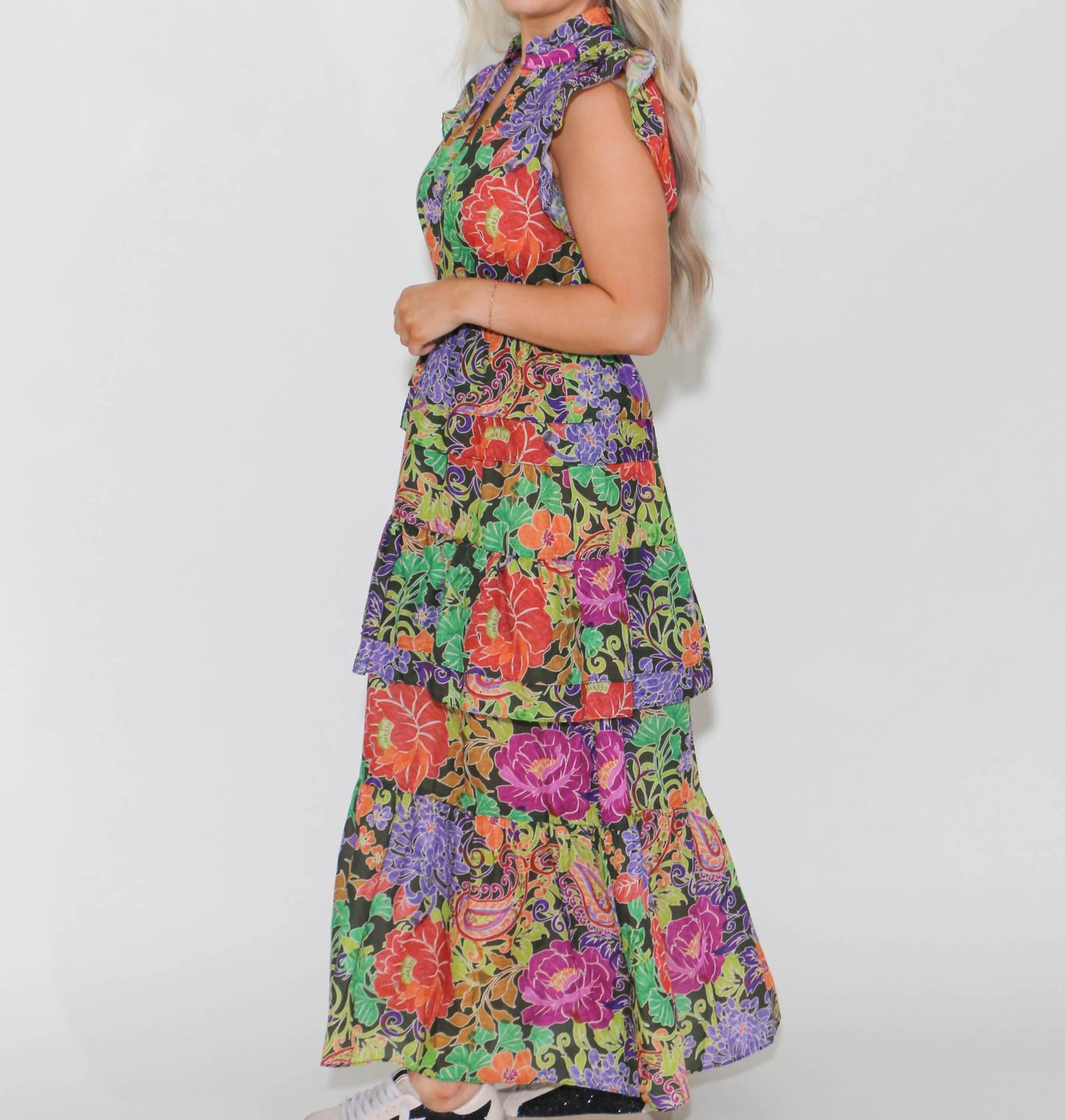 Thml - Floral Tiered Maxi Dress