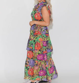 Thml - Floral Tiered Maxi Dress