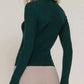 Active Basic - Ribbed Knit Long Sleeve Top