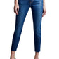 L'Agence Women's El Matador Crop Glitter Skinny Jeans