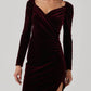 Astr - Sirica Velvet Off Shoulder Midi Dress