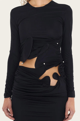 Christopher Esber - Venus Looped Long-sleeve Top