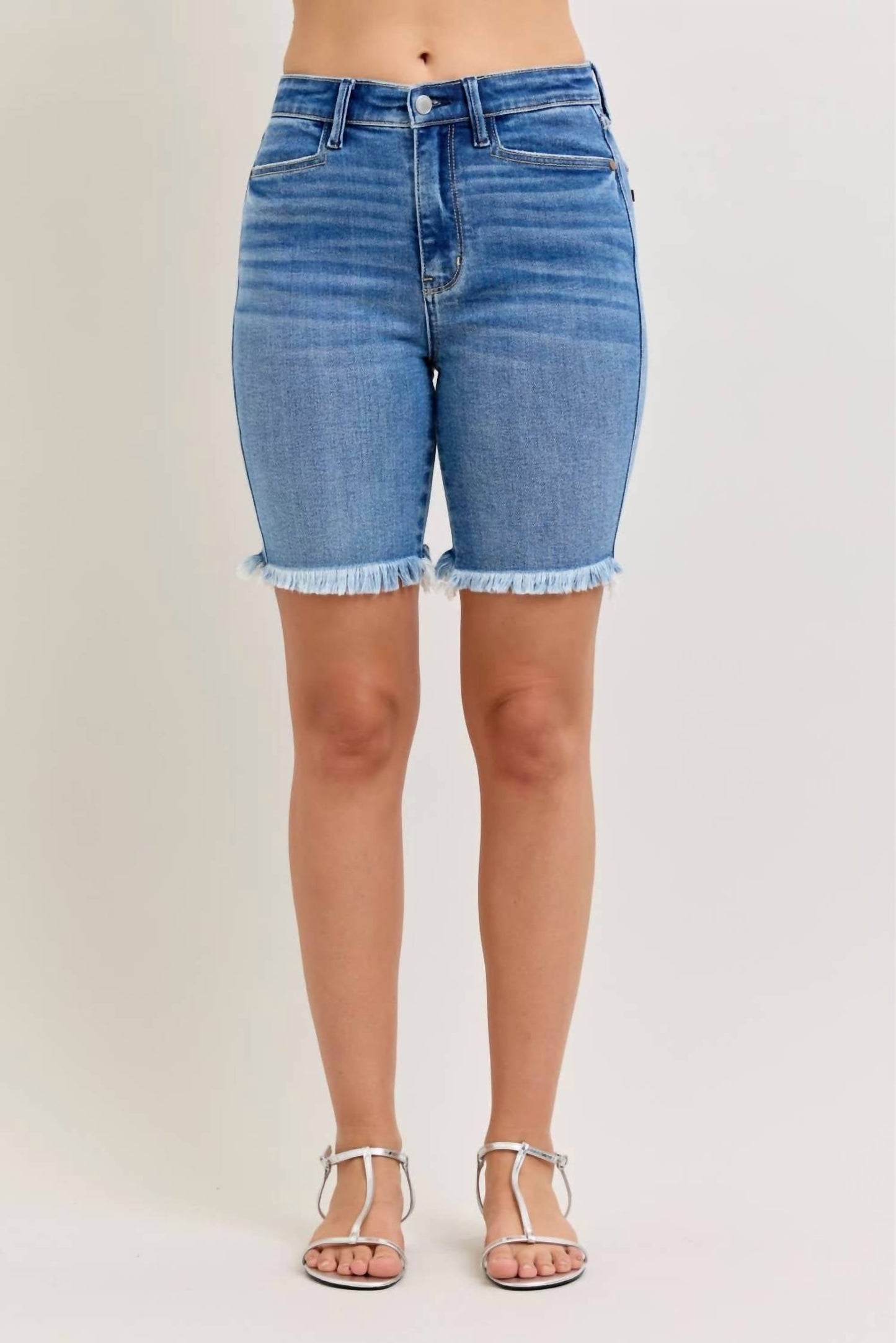 Judy Blue - High Waisted Bermuda Shorts