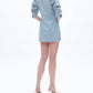 Bayeas - Denim Long Sleeve Dress