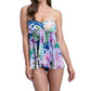 Profile By Gottex - Bandeau Strapless Flyaway One Piece Swimsuit