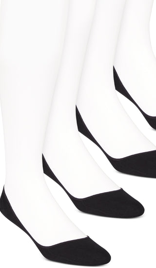 Calvin Klein Men's 4 Pk No Show Socks Black Size 7-12