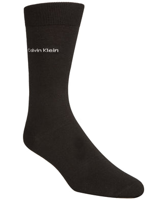 Calvin Klein Men's Giza Crew Socks Black Size Regular