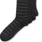 Calvin Klein Men's 4 Pack Patterned Dress Socks Black Size 7-12