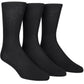 Calvin Klein Men's Non Binding 3 Pack Dress Socks Black Size 7-12