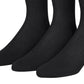 Calvin Klein Men's Non Binding 3 Pack Dress Socks Black Size 7-12