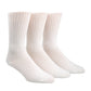 Calvin Klein Men's 3 Pk Cotton Rich Casual Rib Crew Socks White Size Regular