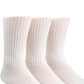Calvin Klein Men's 3 Pk Cotton Rich Casual Rib Crew Socks White Size Regular