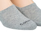 Calvin Klein Men's No Show Socks 2 Pack Gray Size 7-12