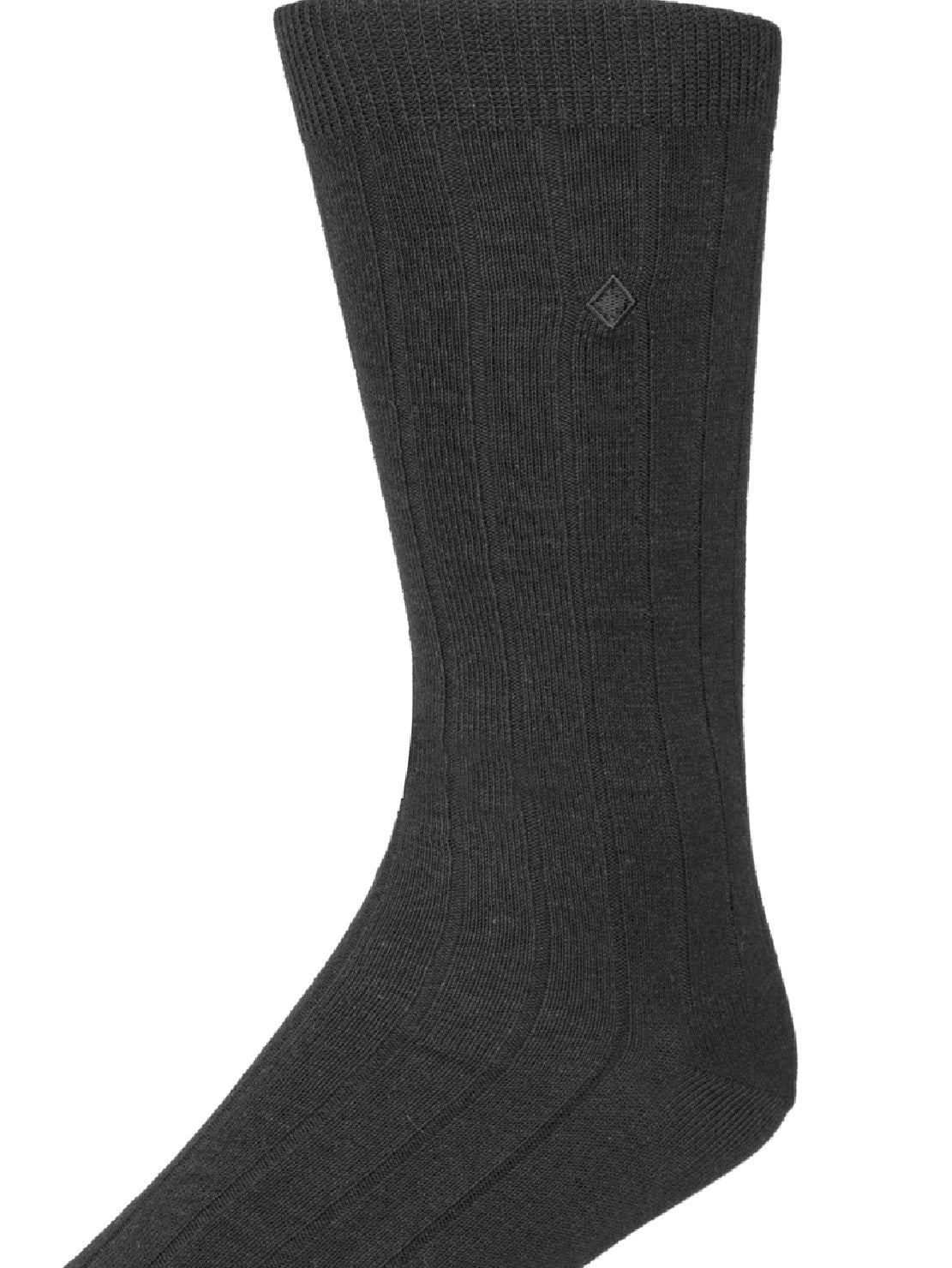 Cole Haan Men's Ribbed Crew Socks Black Size 7-12