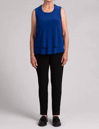 Sympli - Sleeveless Double Layer Shell Top