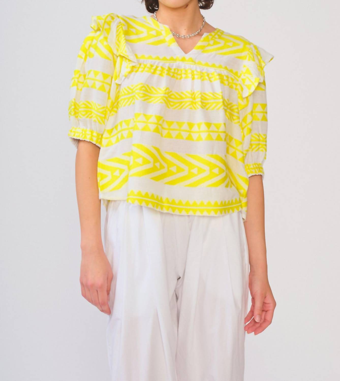 Dra Los Angeles - Janice V-neck Top