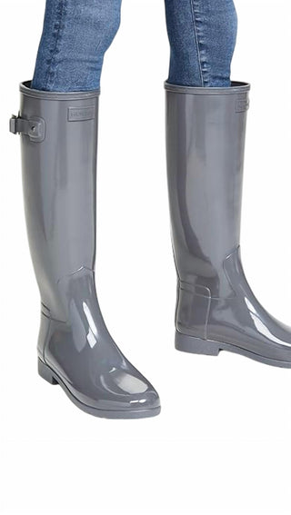 Hunter - Women's Refined Tall Gloss Boots