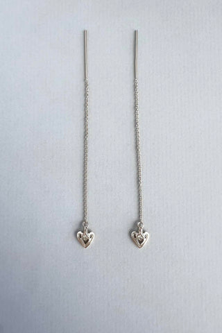 Astor & Orion - Women's Heart Threaders Earrings