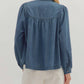 Entro - Abby Long Sleeve Denim Top