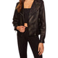 Susana Monaco - Faux Leather Moto Jacket