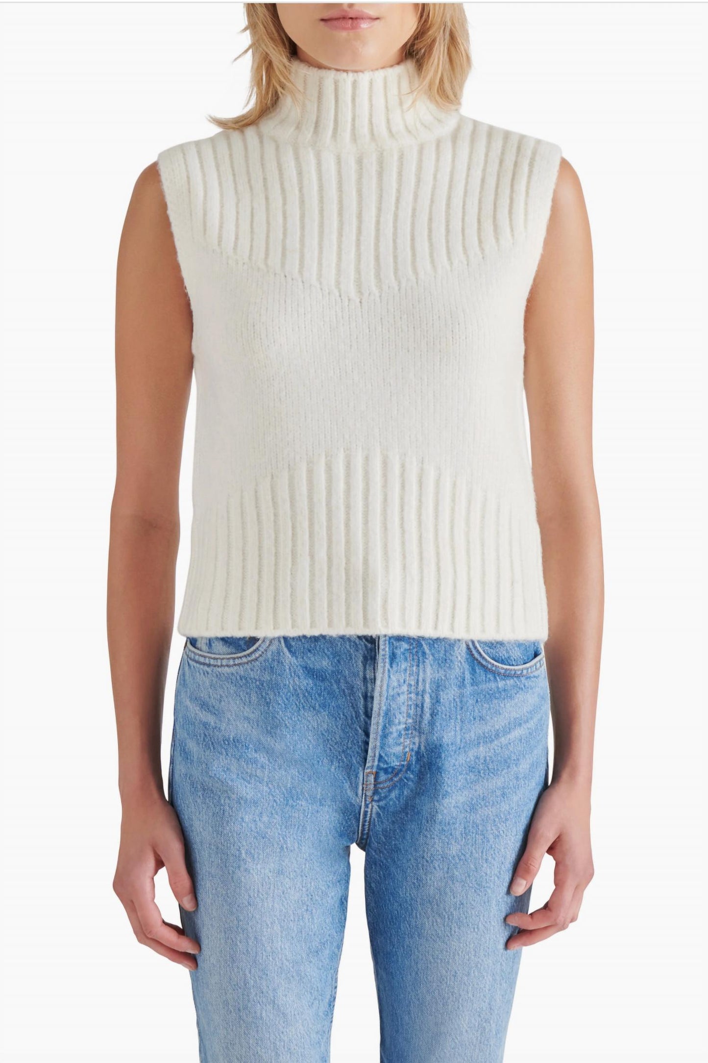 Steve Madden - Serin Sleeveless Turtleneck Sweater