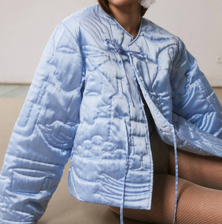 Saemdi - Padded Embroidery Jacket