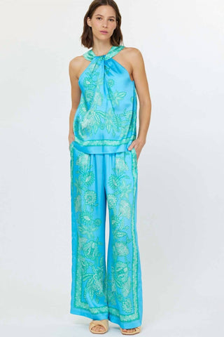 Current Air - Halter Neck Top With Back Opening