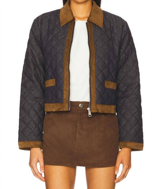 Steve Madden - Agatha Denim And Faux Suede Jacket