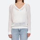 Autumn Cashmere - Mesh V Neck Sweater
