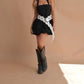 Bailey Rose - Halter Neck Puff Mini Dress