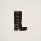 Miu Miu - Pre-loved Women Buckle-detail Boots