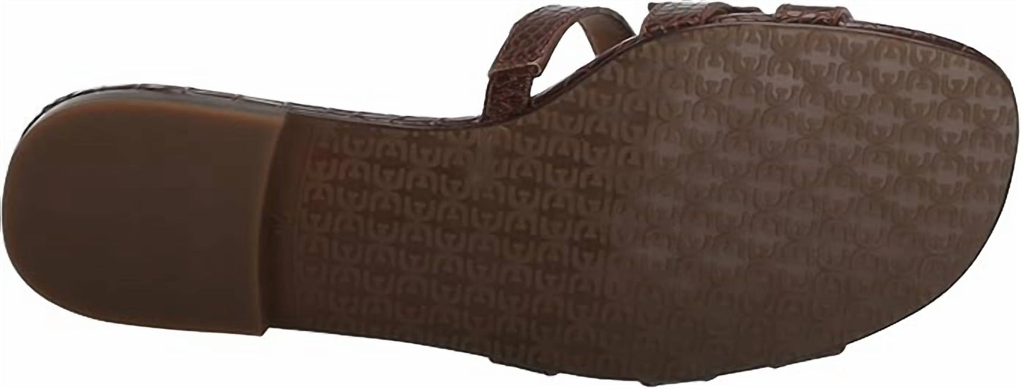 Sam Edelman - Women's Bay Rounded Open Toe Slip On Strap Slides Sandals