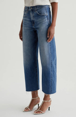 Ag Jeans - Hattie Crop High-rise Barrel Jeans