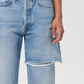 Agolde - Amryn Double Layer Ripped Straight Leg Jeans