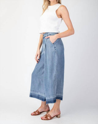 Ee:Some - Way To Wear Wide Leg Capri Pant