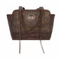 American West - Women's Secret Collection Zip Top Tote Bag With Compartment