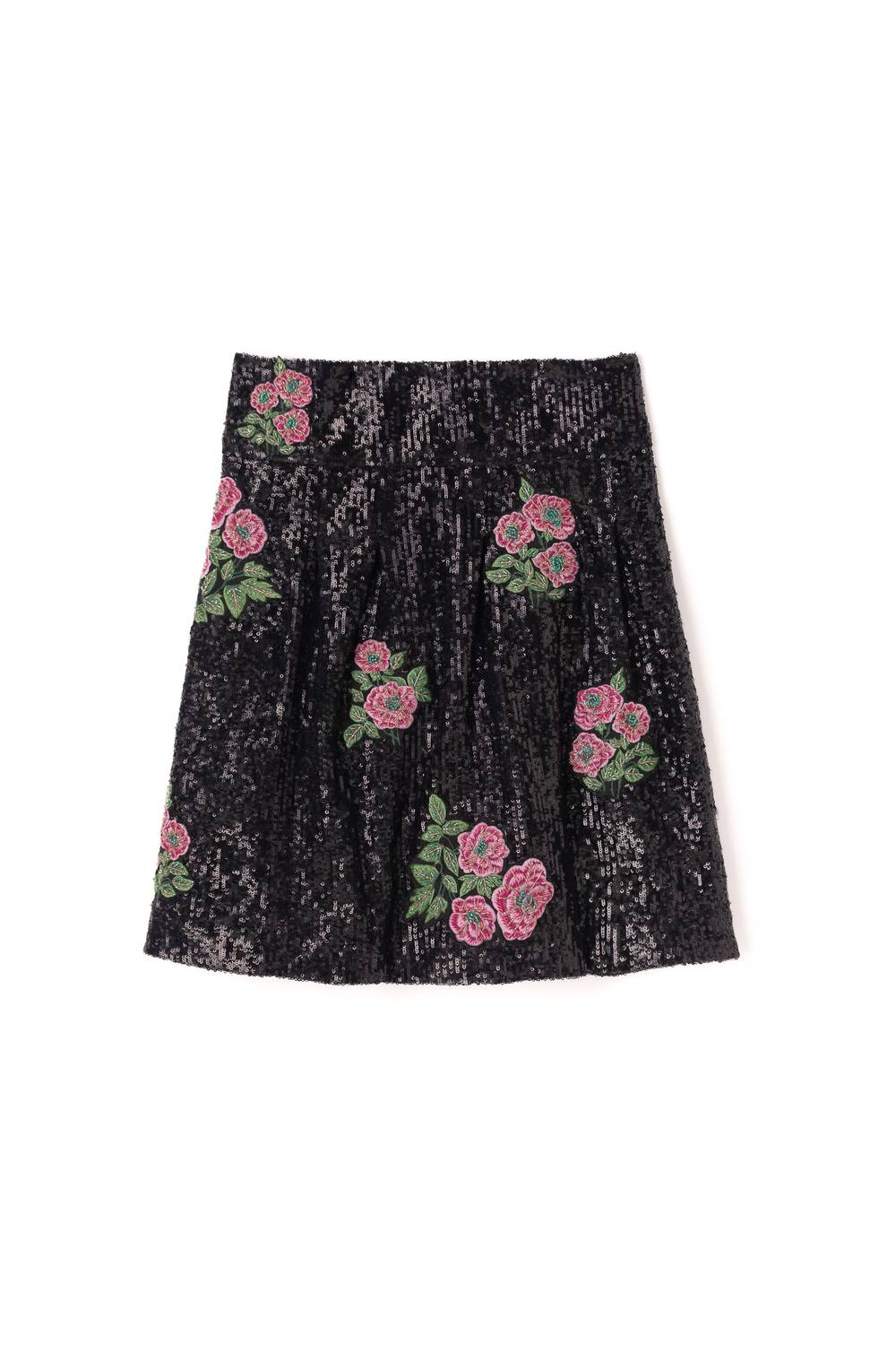 Sasha+Z - Women's Floral Sequins Skirt