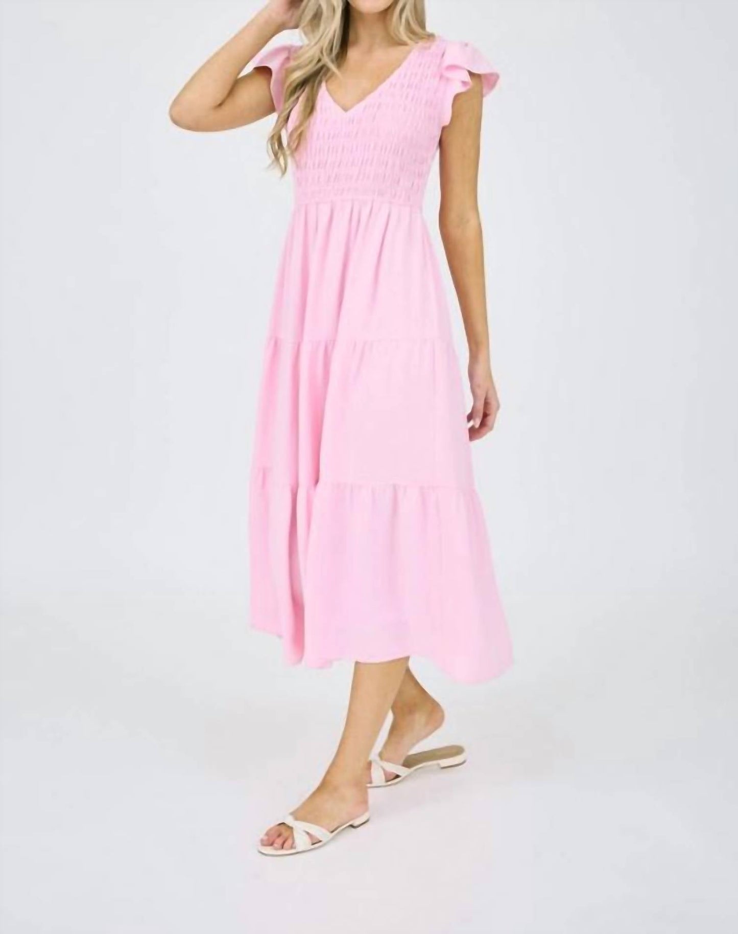 Blu Pepper - Flutter Maxi Dress