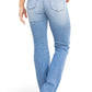 Judy Blue - PLAID PATCH DETAIL BOOTCUT JEAN