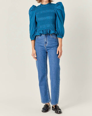 English Factory - Ellis Puff Sleeves Top