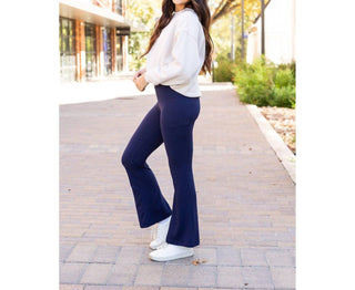 Julia Rose - Mila Bootcut Leggings with Pockets