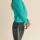 &Merci - Puff Sleeve Knit Sweater