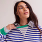 Free People - Classic Striped Crewneck Sweatshirt